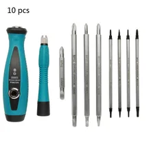 Набор отверток с двойной головкой, 4-10 шт., универсальный набор крестовых шлицевых инструментов из хром-ванадиевой стали, ручной набор отверток