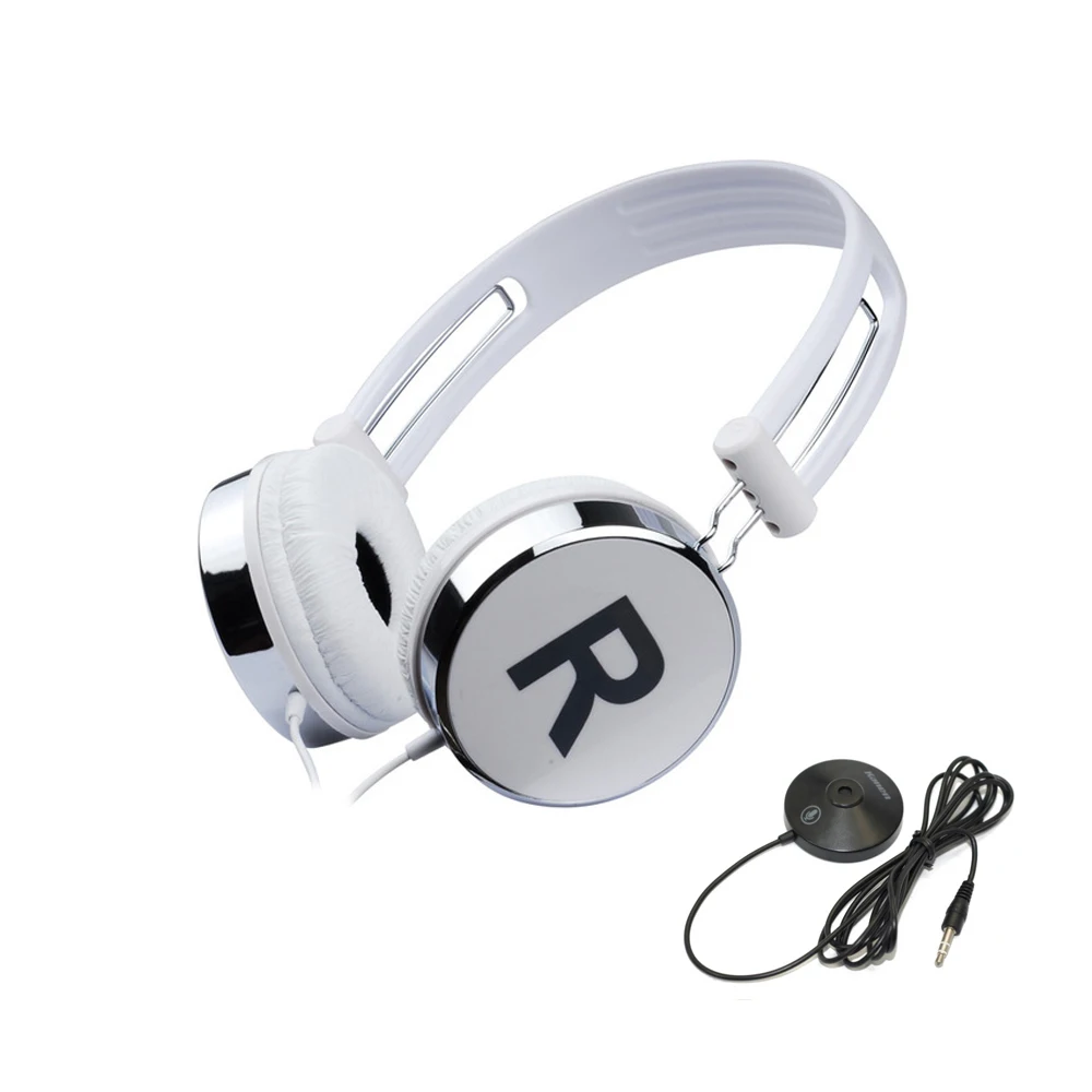 

Stereo Overhead Headphone Headset with Desktop Microphone for DJ Sports MP3/MP4 Tablet Phone iPod PC PSP