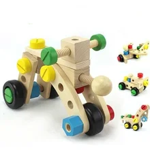 Многомерные гайки комбинированные головоломки для детей DIY 3D деревянные головоломки