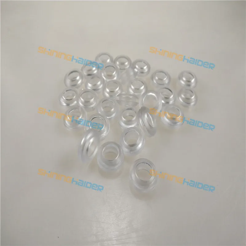 1000PCS inner diameter 10mm transparent PVC grommets PVC cable protector