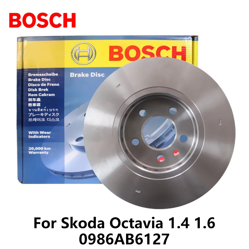 Buy 2pieces/set BOSCH Car Rear Brake Disc For Skoda
