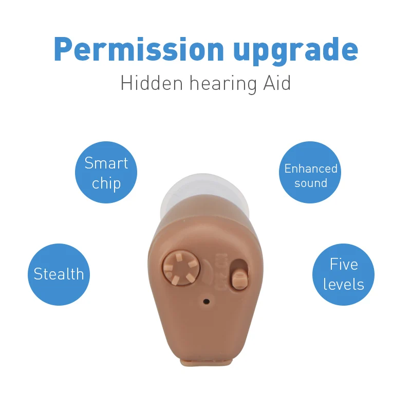 Помощь слух регулируемый свет невидимый в ухо Регулируемый тон Clear Перезаряжаемые слуховые аппараты Ухо Уход