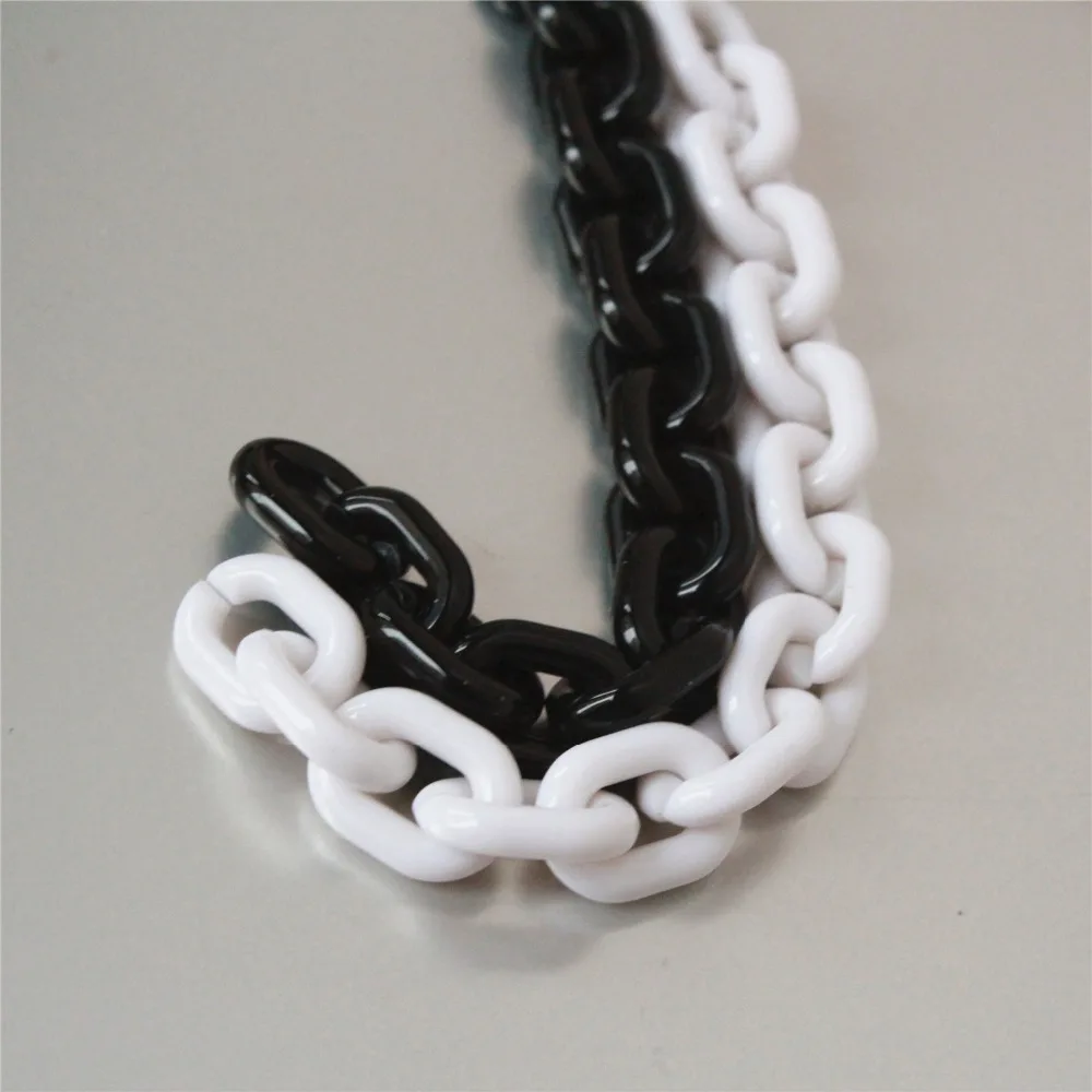 Oval Acrylic Chunky Chain Links 