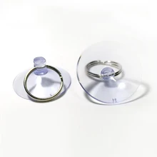 10PCS/LO Light Duty Small Suction Cup with Metal Key Ring for Smart Phone Tablet LCD Screen Opening Repair Tools