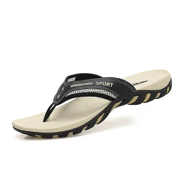 trendy mens flip flops