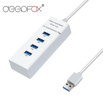

DeepFox USB 3.0 Hub USB Port USB HUB Portable USB Splitter For Apple Macbook Air Laptop PC Tablet