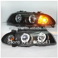Для BMW E46 фара 4 двери ангельские глазки 1998-2001 год