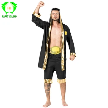 

2020 New Men Boxers Costumes Halloween Cosplay Costumes For Adult Clothes Christmas Party Fancy Dress Masquerade Costume