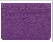 Ограниченная серия специально начальные буквы тисненая кожа ската держатель для карт держатель кредитной карты бумажник - Цвет: purple