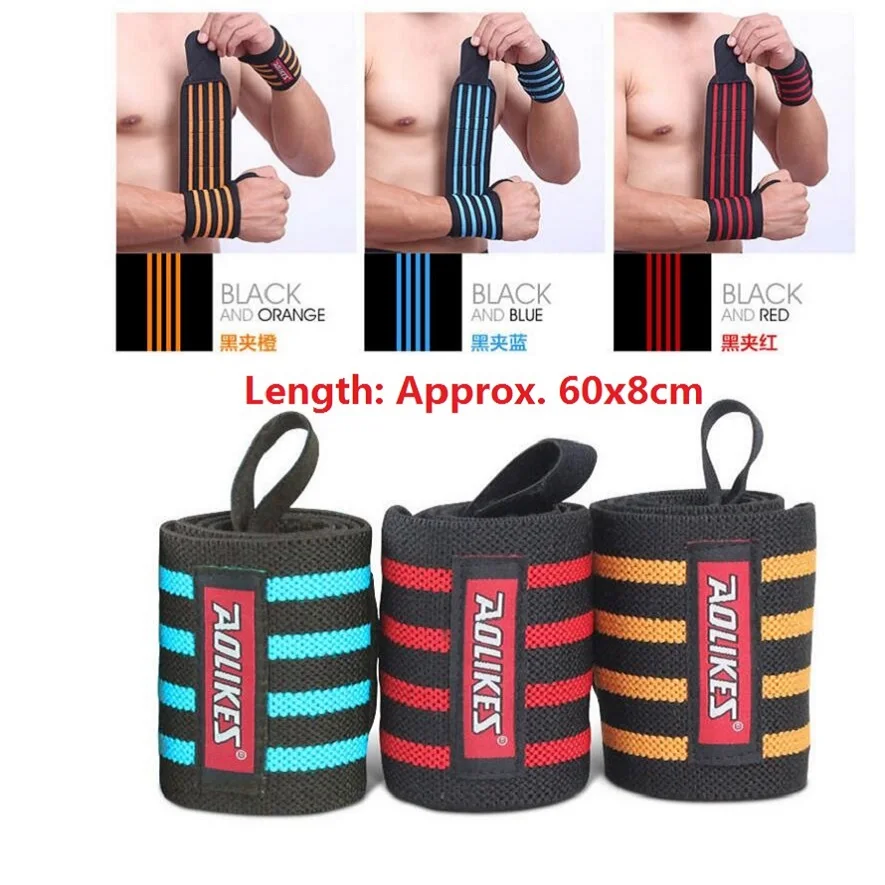 

1pc High elasticity sports bandages/wristbands/palm exercises/basketball strength training/weight lifting sport proctection