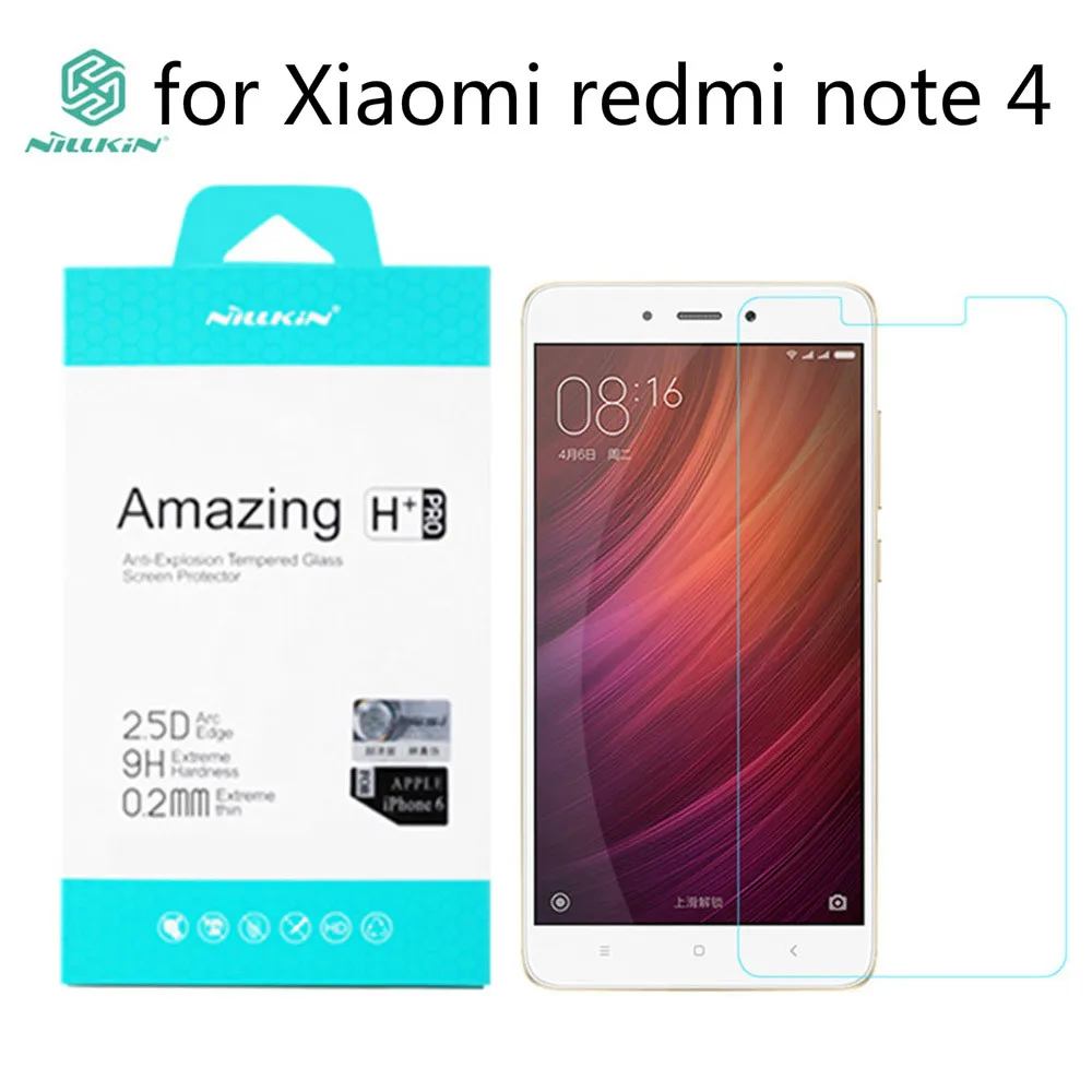 Xiaomi Redmi Note 4 закаленное стекло Nillkin Amazing H+ PRO 2.5D Защитная пленка для экрана для Xiaomi Redmi Note 4X Note 4 глобальная версия