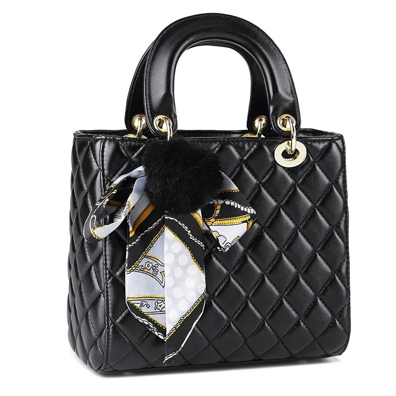 

2018 Luxury Handbags Women Bags Designer Fashion Diamomd Lattice Pu Leather Shoulder Bags Ladies Tote Bag Casual Handbag