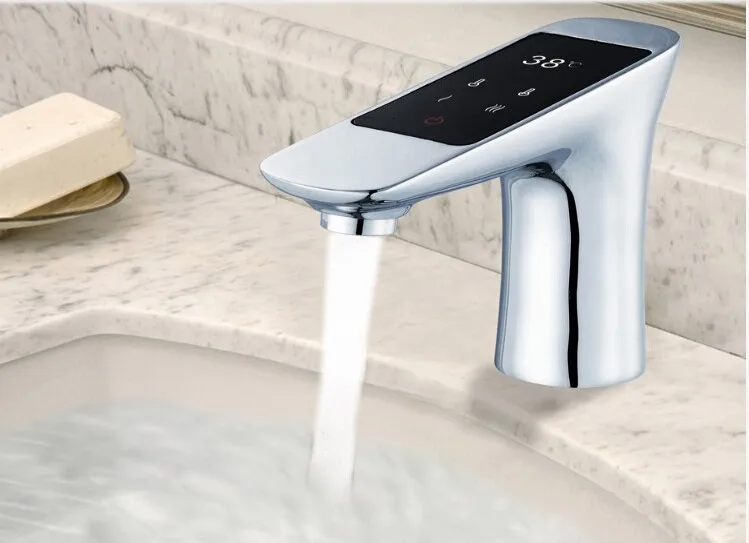 Buy Free shipping Touch Basin faucet digital