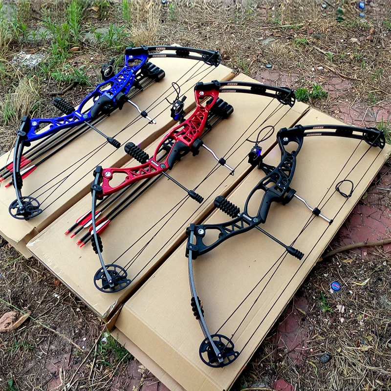Right Hand And Left Hand Adjustable Archery Hunting And Fishing Compound Bow Setsin Bow & Arrow