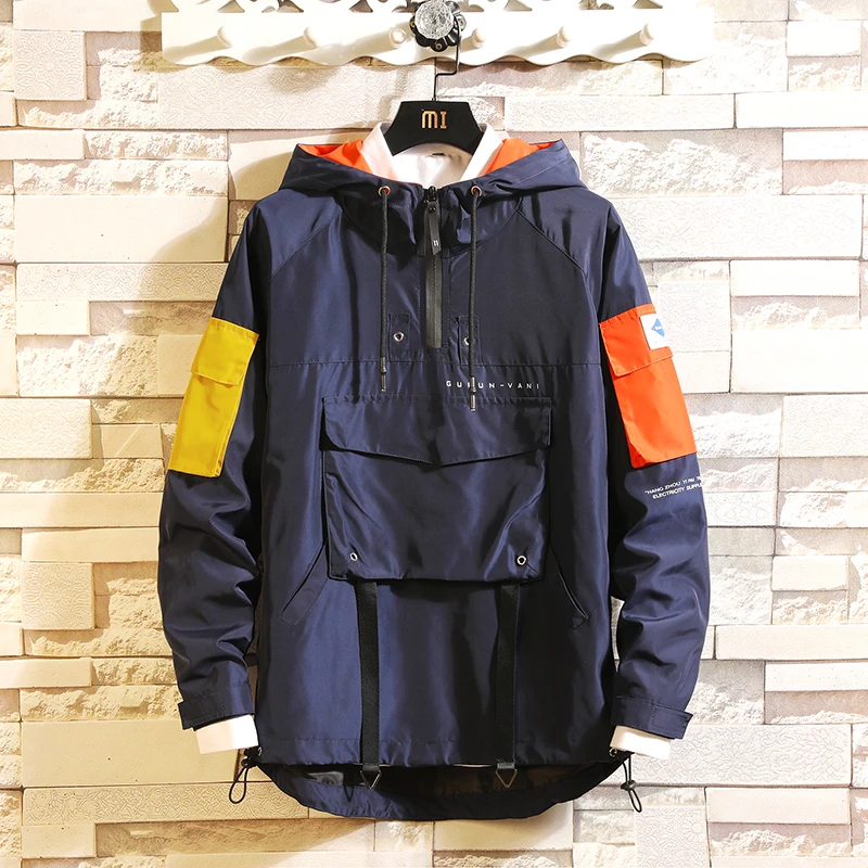 Hot Sale 2019 Jacket Men New Style Fashion Patchwork Coat Jacket Hooded Baseball Jacket Mens Bomber Streetwear Jackets Coats 5XL Hot Sale 2019 Jacket Men New Style Fashion Patchwork Coat Jacket Hooded Baseball Jacket Mens Bomber Streetwear Jackets Coats 5XL