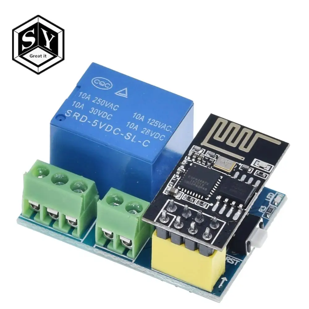 1 шт. релейный модуль GREAT IT ESP8266 5 В Wi Fi умный дом пульт дистанционного управления