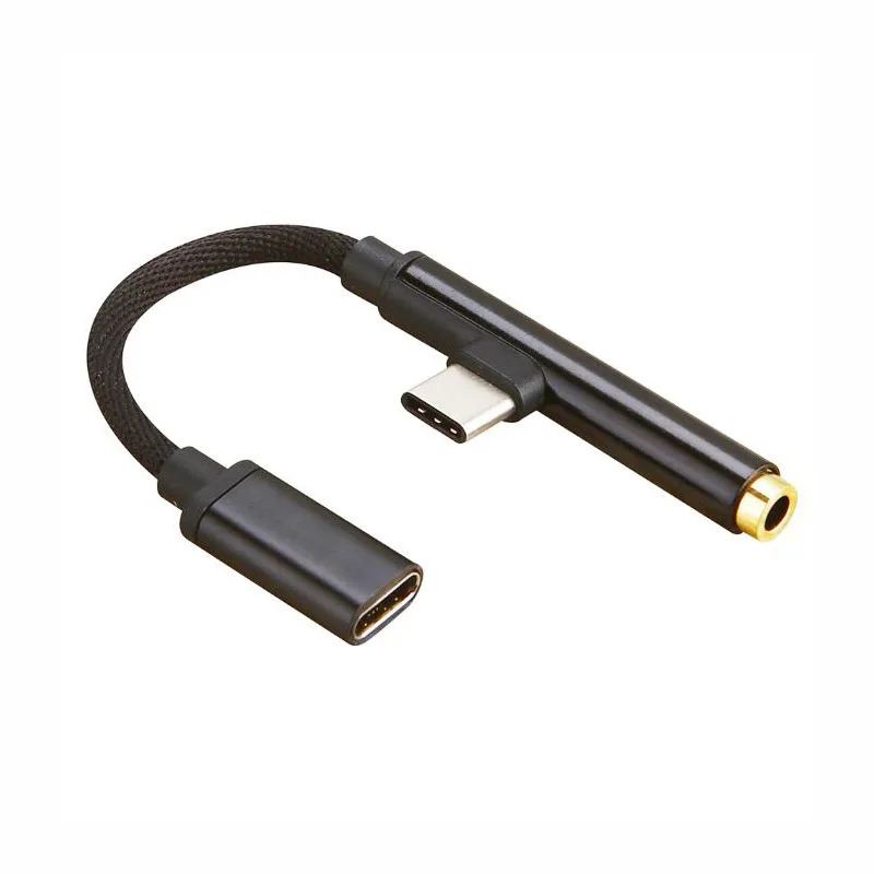 Usb type C к разъему 3,5 мм Aux аудио конвертер USB-C type-C зарядный адаптер кабель-разветвитель для наушников