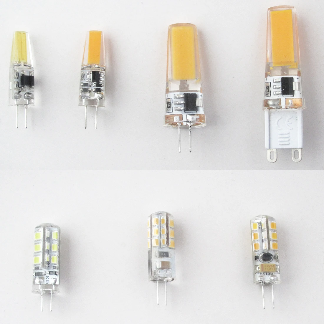 Высокое качество LED G4 G9 лампа AC/DC затемнения 12V 220V 2 W-6 W COB SMD освещение лампы