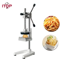 ITOP Manual Vertical Potato Chips Machine French Fries Cutter Slicer With 6mm 9mm 13mm Blade Potato Carrot Vegetable Tools ITOP Manual Vertical Potato Chips Machine French Fries Cutter Slicer With 6mm 9mm 13mm Blade Potato Carrot Vegetable Tools