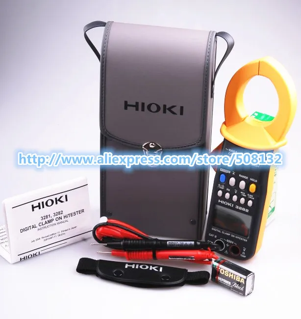 Hioki 3282 клещи цифровой зажим на HiTESTER 1000A