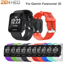 Correa de reloj ZENHEO de repuesto, correa de muñeca, Correa blanda de silicona para Garmin Forerunner 35, reloj inteligente, pulsera, nuevo