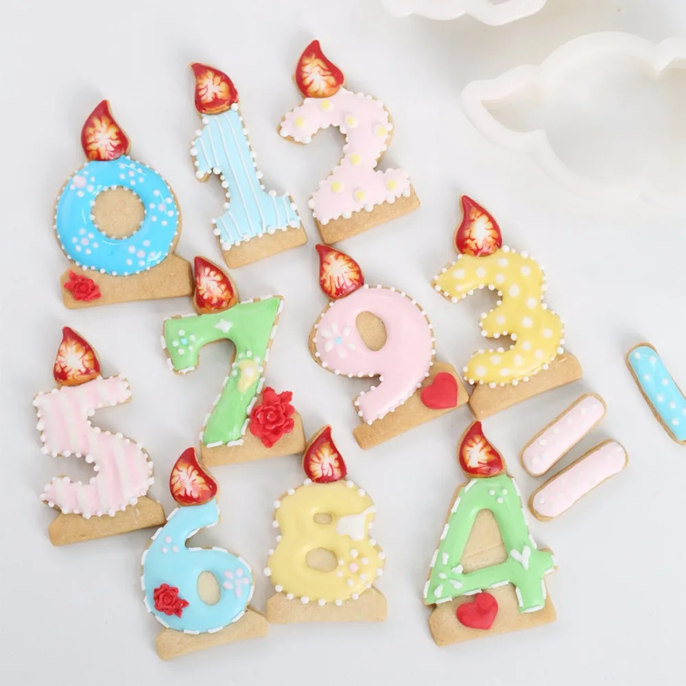 

Yueyue Sugarcraft Number fondant cake cutter cake decorating tools cake mold