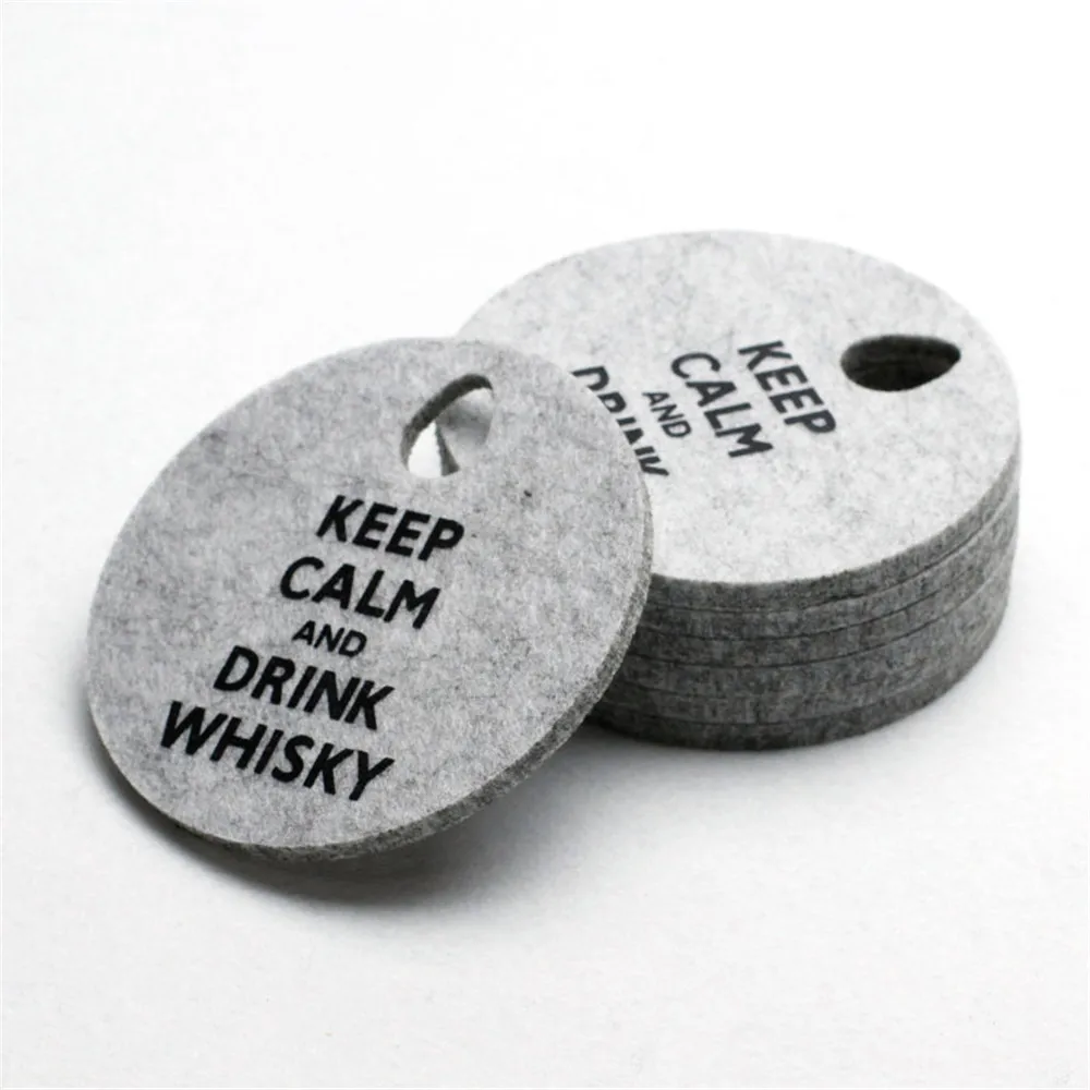 

Coaster Mug Cup Coffee Milk Mats Pads Wool Felt Heat-insulated Anti Slip Round Coasters Home Office Japan Nordic Decoration 1pcs