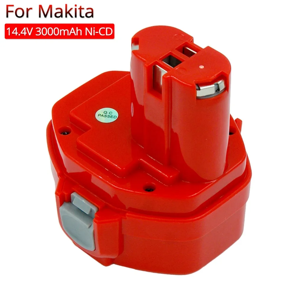 PA14 электроинструменты аккумуляторная батарея 3.0Ah Ni-CD для Makita 14,4 V Аккумуляторные дрели шуруповерт батарея 1420 1433 1434 1435 6337D