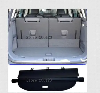 

Black Color Rear Trunk Security Shield Cargo For Ford Everest SUV 4 Door 2015 2016 2017 Car styling