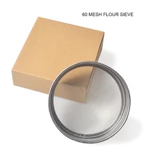 Мука для выпечки просеиватель 304 нержавеющая сталь 60 сетка 15 см ручной муки сито дуршлаг домашний кухонный инструмент Аксессуары для выпечки