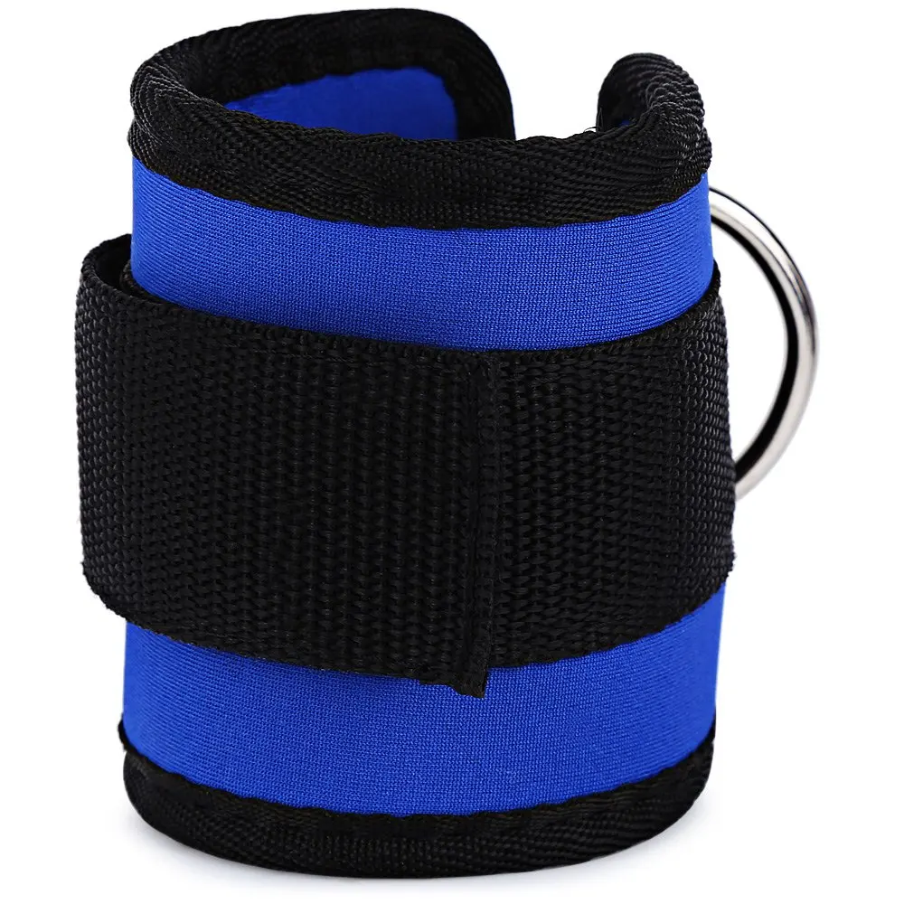 Ankle Anchor Strap Thigh Leg Pulley Strap D Ring Pad Durable for