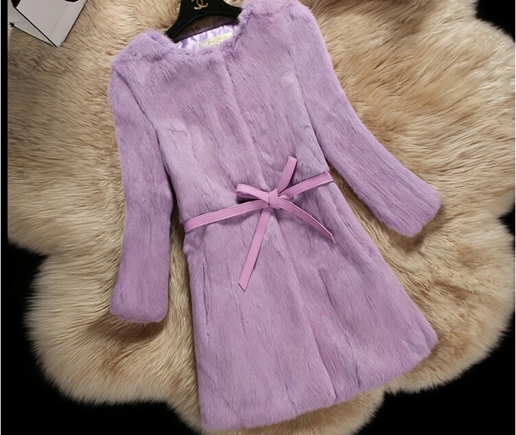 

2019 High Top Fashion 100% Genuine Full Pelt Rabbit Fur Coat Real Natural Rabbit Fur Jacket custom made TFP657