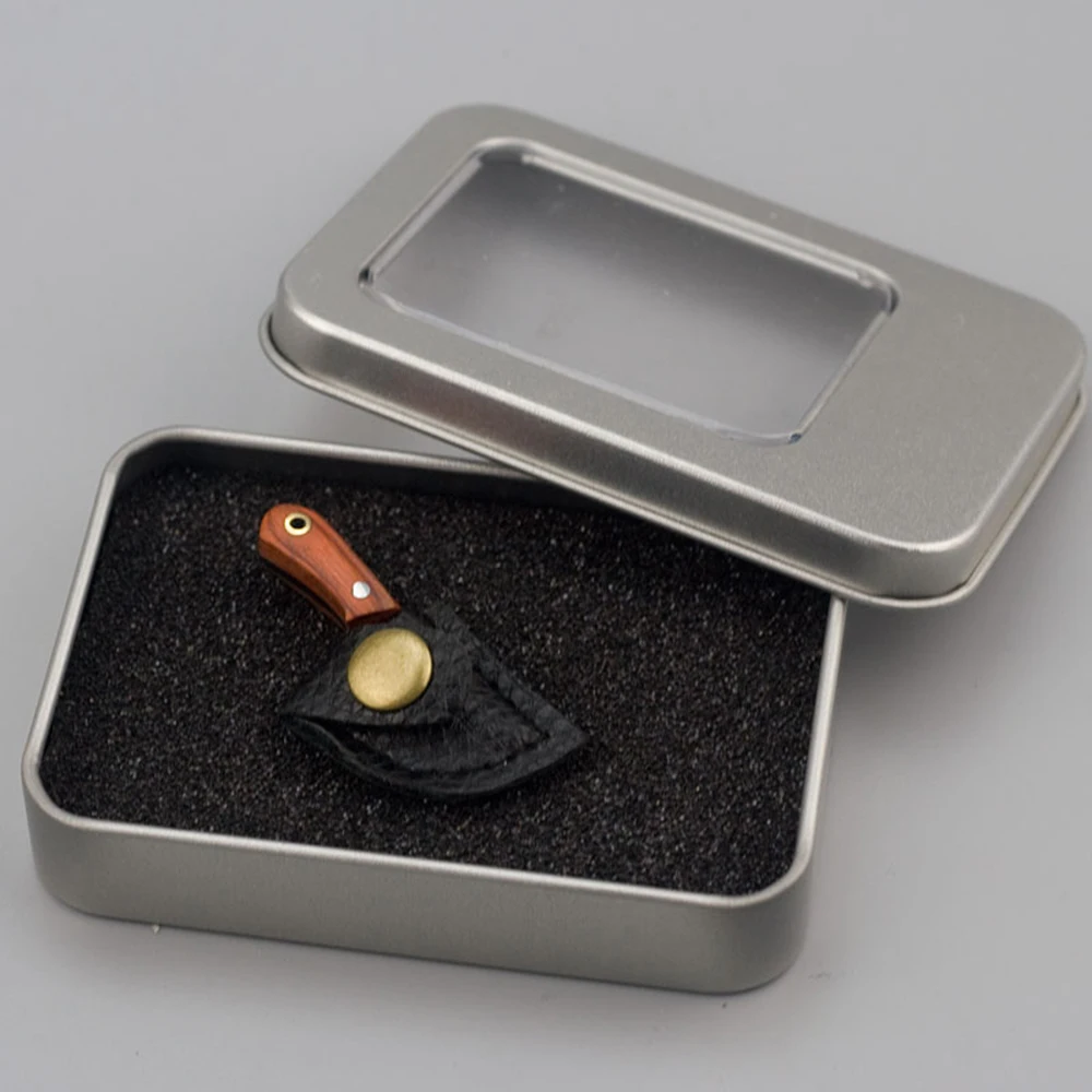 

2019 NEW Keychain mini chopper Knife shape pendant accessories + set + rope + gift box for Drop Shipping Wholesale