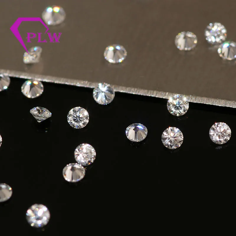 Melee moissanite lab созданный драгоценный камень возле бриллиантов Dcolor около 0.05ct1 9
