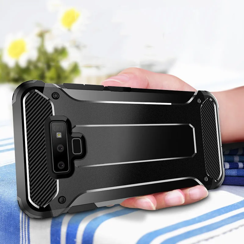 

Hybrid Shockproof Case For Samsung Galaxy S9 S8 S7 S6 Plus Edge Soft Silicon Bumper Cover For Samsung Galaxy Note 9 8 A6 A8 2018