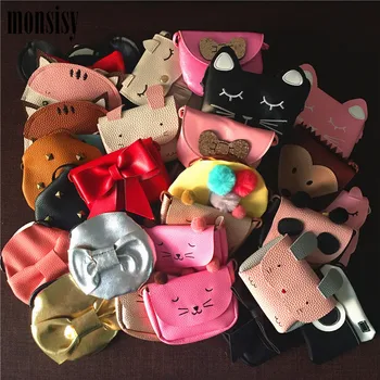 

Monsisy Children's Wallet Girl Coin Purse Kid Bag Small Change Purse Coin Pouch Money Holder 25 Style Cute Baby Toddler Toy Bag
