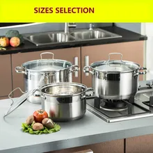 Кухонные горшки горячий горшок для супа индукционный горшок кухонная посуда Кастрюли для мясного бульона кухонная посуда кастрюля из нержавеющей стали
