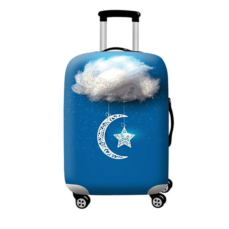QIAQU модный уплотненный Чехол для багажа 18-32 дюймов защитный чехол для багажа эластичный пылезащитный чехол Аксессуары для путешествий