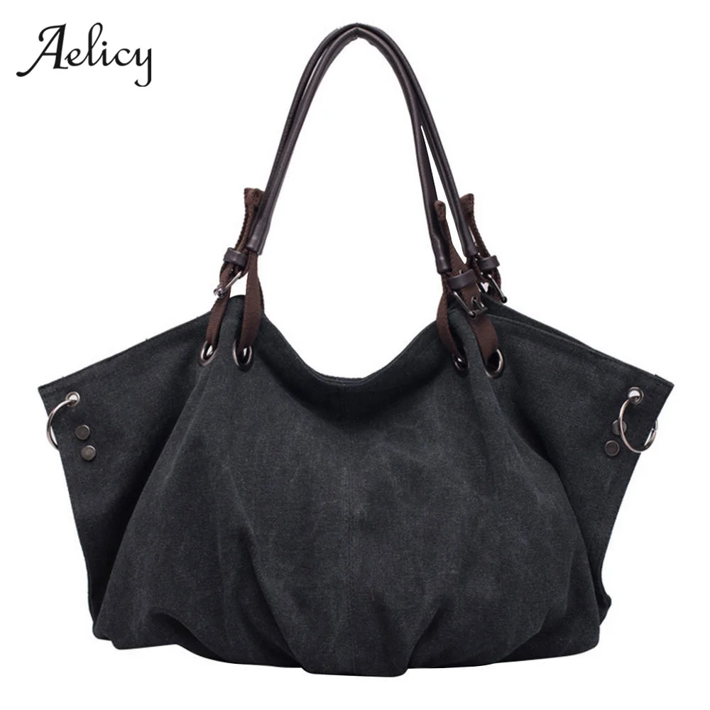 

Aelicy Fashion Version Designer Handbag Diagonal Retro Casual Cross Body Shoulder Bag Large Capacity Canvas Female Bag 0922