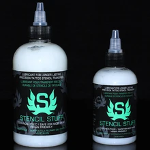 postage1Pcs трафарет вещи шаблон для татуировок передачи формула 250 мл перенос масло чернил для татуажа, Красота инструменты переводной татуировки Гель