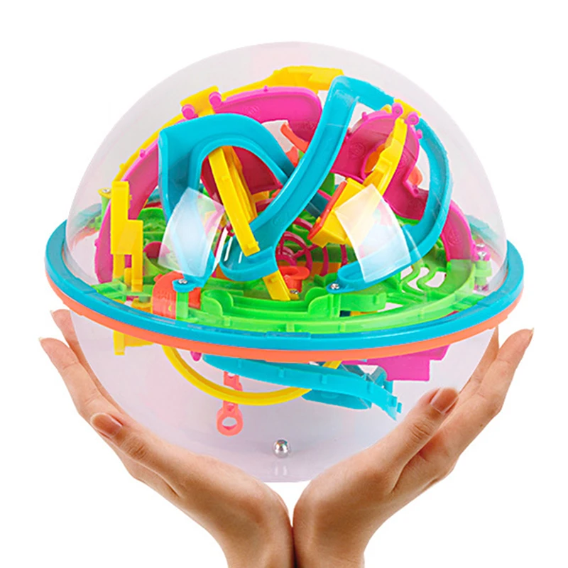 

Ball Maze Puzzle 138 Steps 3d Magic Intellect Maze Cube Ball Puzzle Kids Educational Games For Children Toys