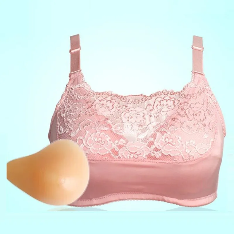 Women Artificial Breast Bras Without Steel Ring After Breast Cancer