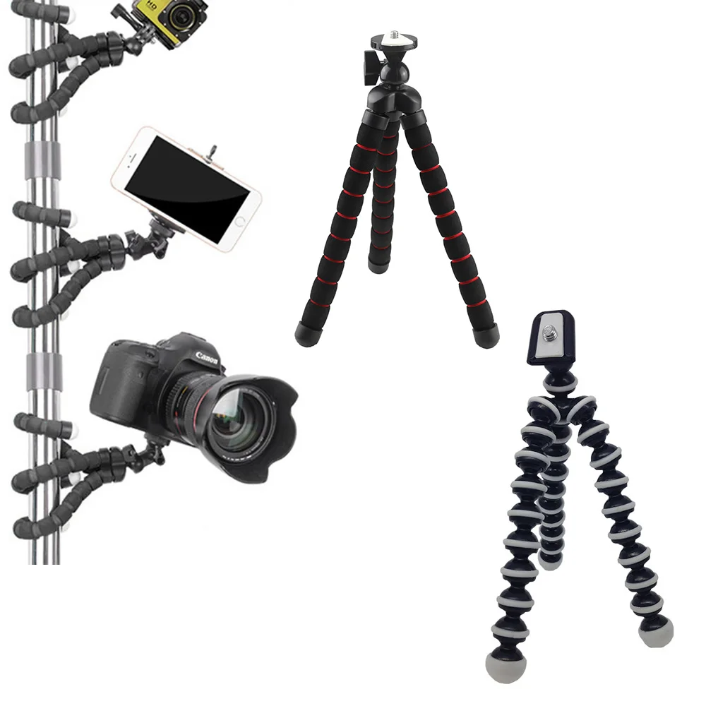 

Flexible Tripod Stand Gorilla Mount Monopod Holder Octopus Styling Accessories For GoPro Action Camera