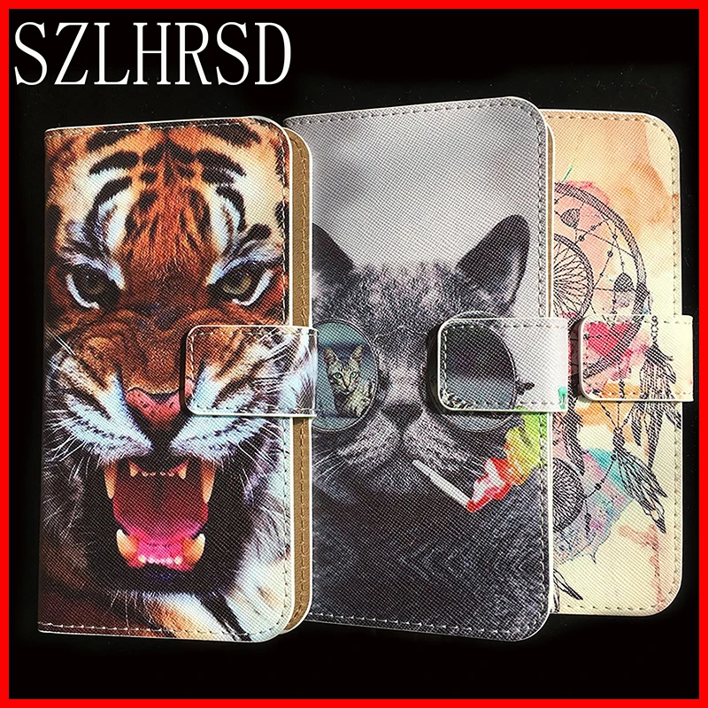 

For Vertex Impress In Touch (3G) Case Fashion Luxury Protective Flip Leather Case Phone Cover Wallet Style