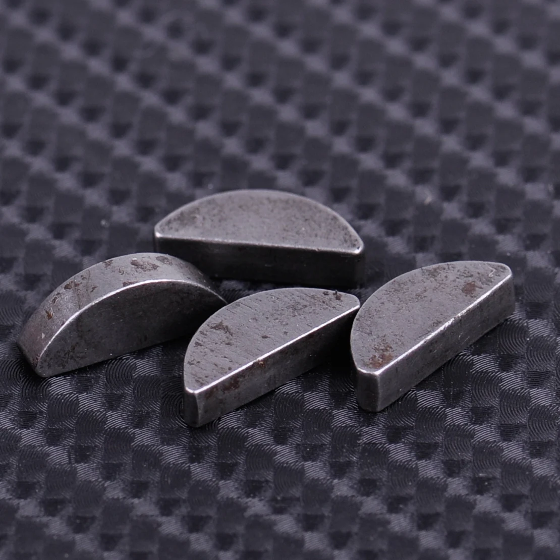 CITALL 4Pcs Woodruff Key Clutch Side of Crank fit for Motorized Bicycle Gas Motor 49cc 60cc 80cc