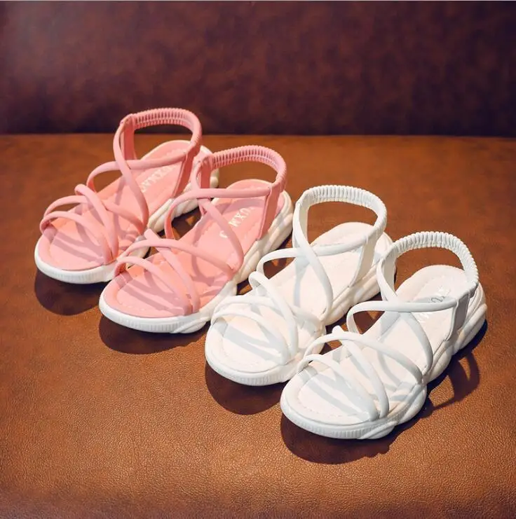 

2019 New Girls Sandals Baby Gladiator Sandals Kids Beach Shoes Summer Children Fashion Quality Toddler Casual Sandals