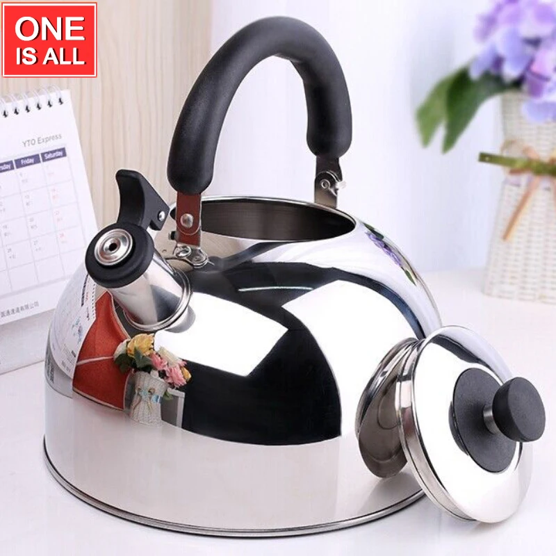 5L 304 Stainless Steel Whistling Water Po Tea Kettle Water Pot Coffee