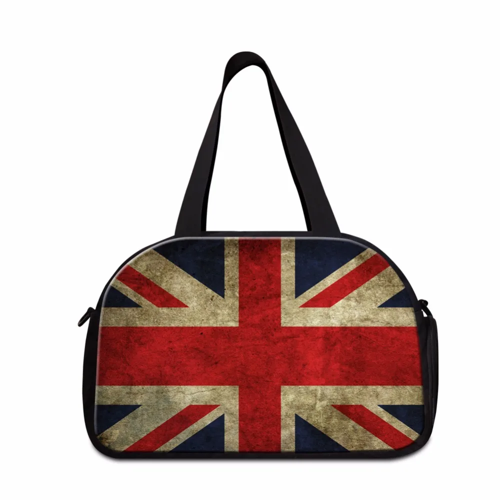 

Dispalang Creative Design Union Jack UK US Flag Travel Duffle Bag Men Travel Handbags Portable Organizer Travel Necessary Bag