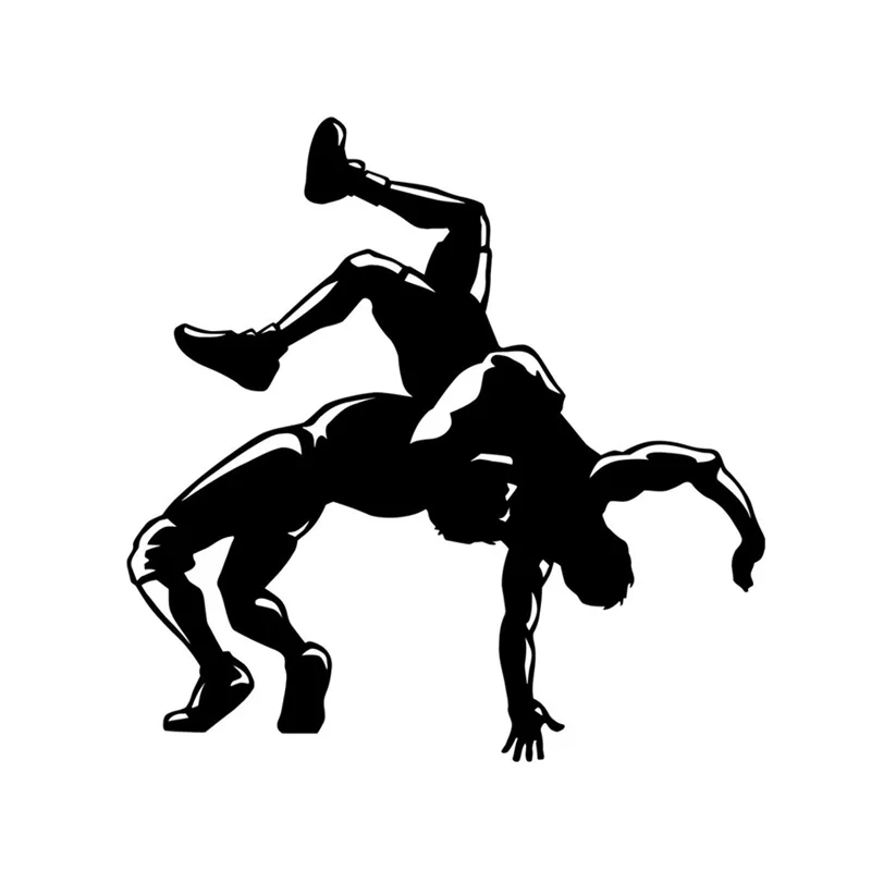 

TGS 13.3*13.5CM Interesting wrestling Decor Stickers Car Styling Accessories Decals Vinyl C16-0401
