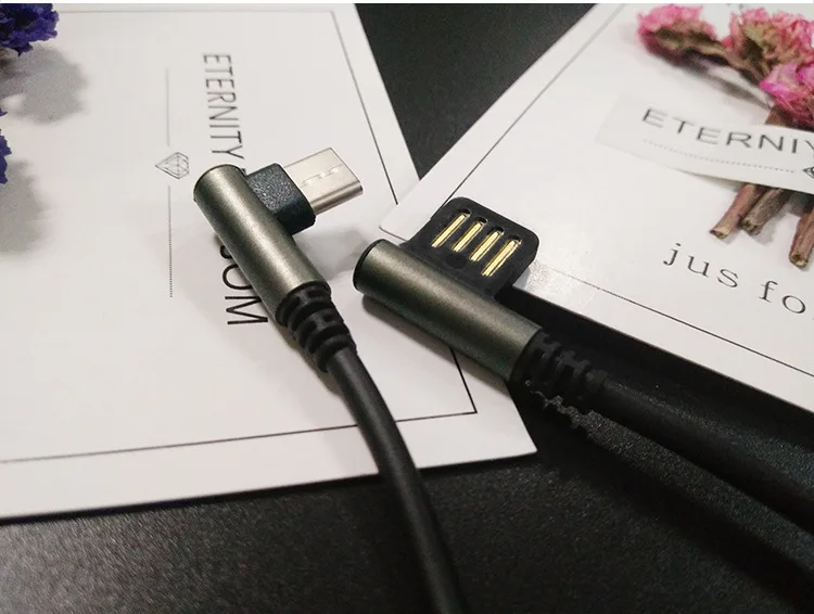 Bakeey 2.1A двойной локоть микро Тип usb C кабель для быстрой зарядки и передачи данных для Xiaomi MI9 MI8 HUAWEI P20 Pro Mate20 S9 Примечание S10